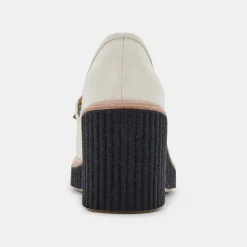 DOLCE VITA Wedges*Brenan Wedges Off White Leather