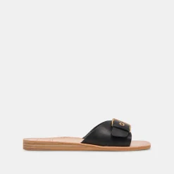 DOLCE VITA Sandals*Cabana Sandals Black Leather