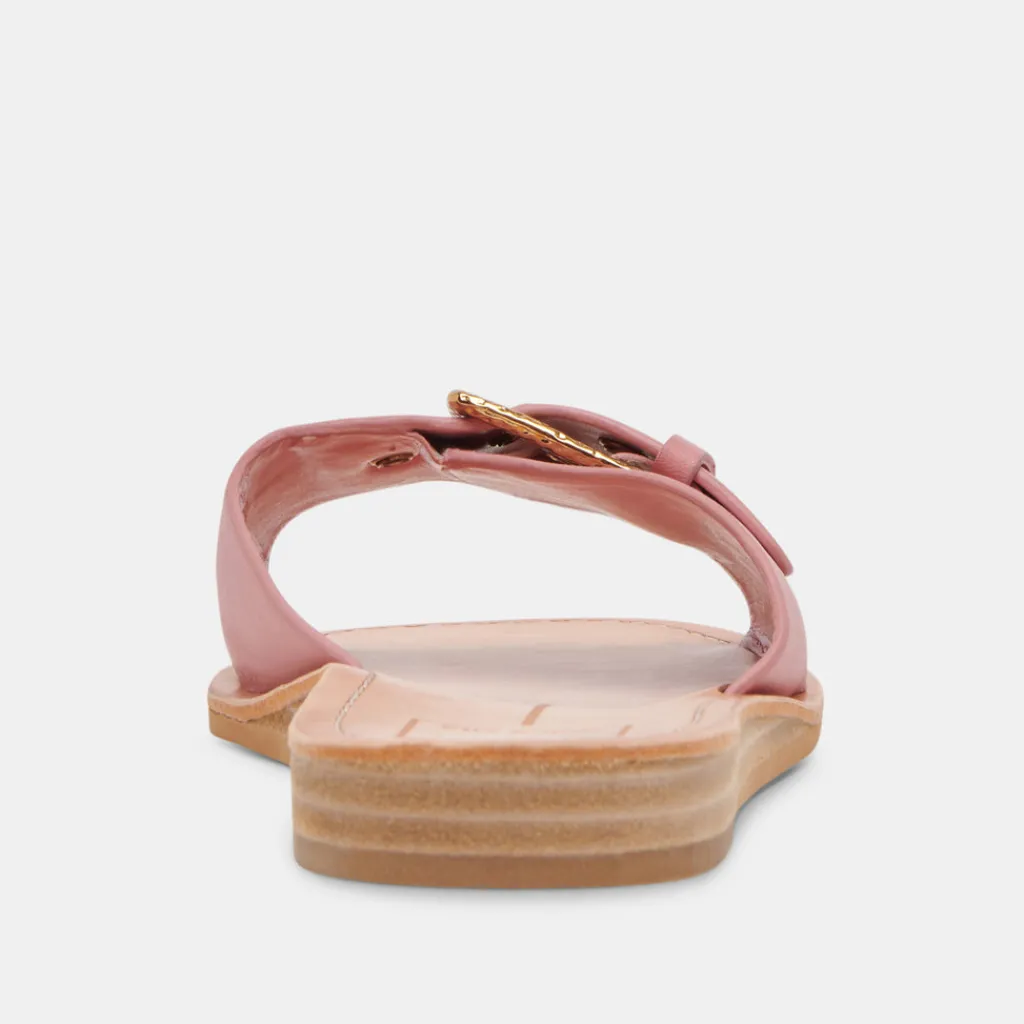 DOLCE VITA Sandals*Cabana Sandals Dark Rose Leather