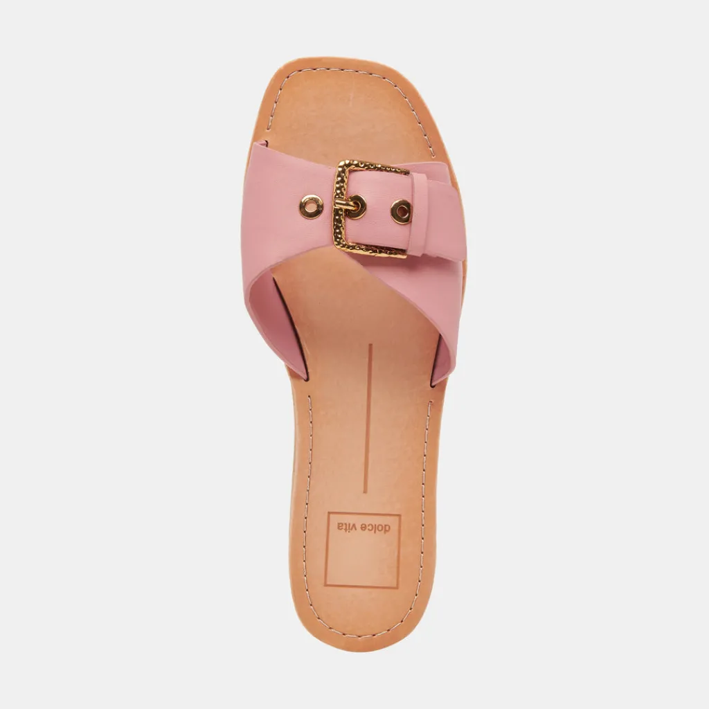 DOLCE VITA Sandals*Cabana Sandals Dark Rose Leather