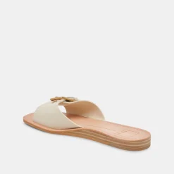 DOLCE VITA Sandals*Cabana Sandals Ivory Leather