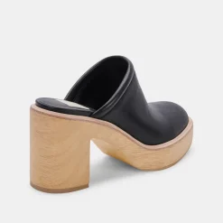 DOLCE VITA Mules & Clogs*Camdin Heels Black Leather