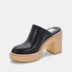 DOLCE VITA Mules & Clogs*Camdin Heels Black Leather