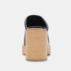 DOLCE VITA Mules & Clogs*Camdin Heels Black Leather