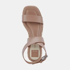 DOLCE VITA Wedges*Cannes Sandals Cafe Leather