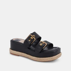 DOLCE VITA Sandals*Canyon Sandals Black Leather