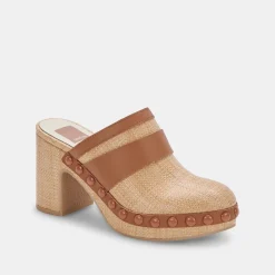 DOLCE VITA Mules & Clogs*Carmac Heels Lt Natural Raffia