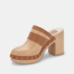 DOLCE VITA Mules & Clogs*Carmac Heels Lt Natural Raffia