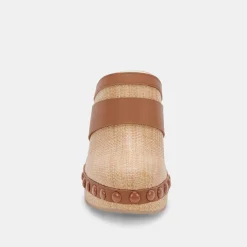 DOLCE VITA Mules & Clogs*Carmac Heels Lt Natural Raffia