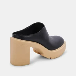 DOLCE VITA Mules & Clogs*Carry Heels Black Leather