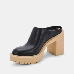 DOLCE VITA Mules & Clogs*Carry Heels Black Leather