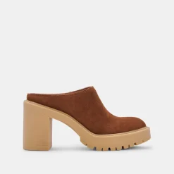 DOLCE VITA Mules & Clogs*Carry Heels Camel Suede