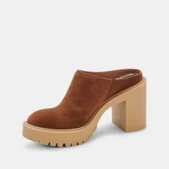 DOLCE VITA Mules & Clogs*Carry Heels Camel Suede