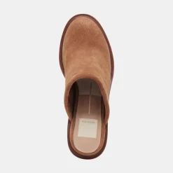 DOLCE VITA Mules & Clogs*Castel Heels Chestnut Suede