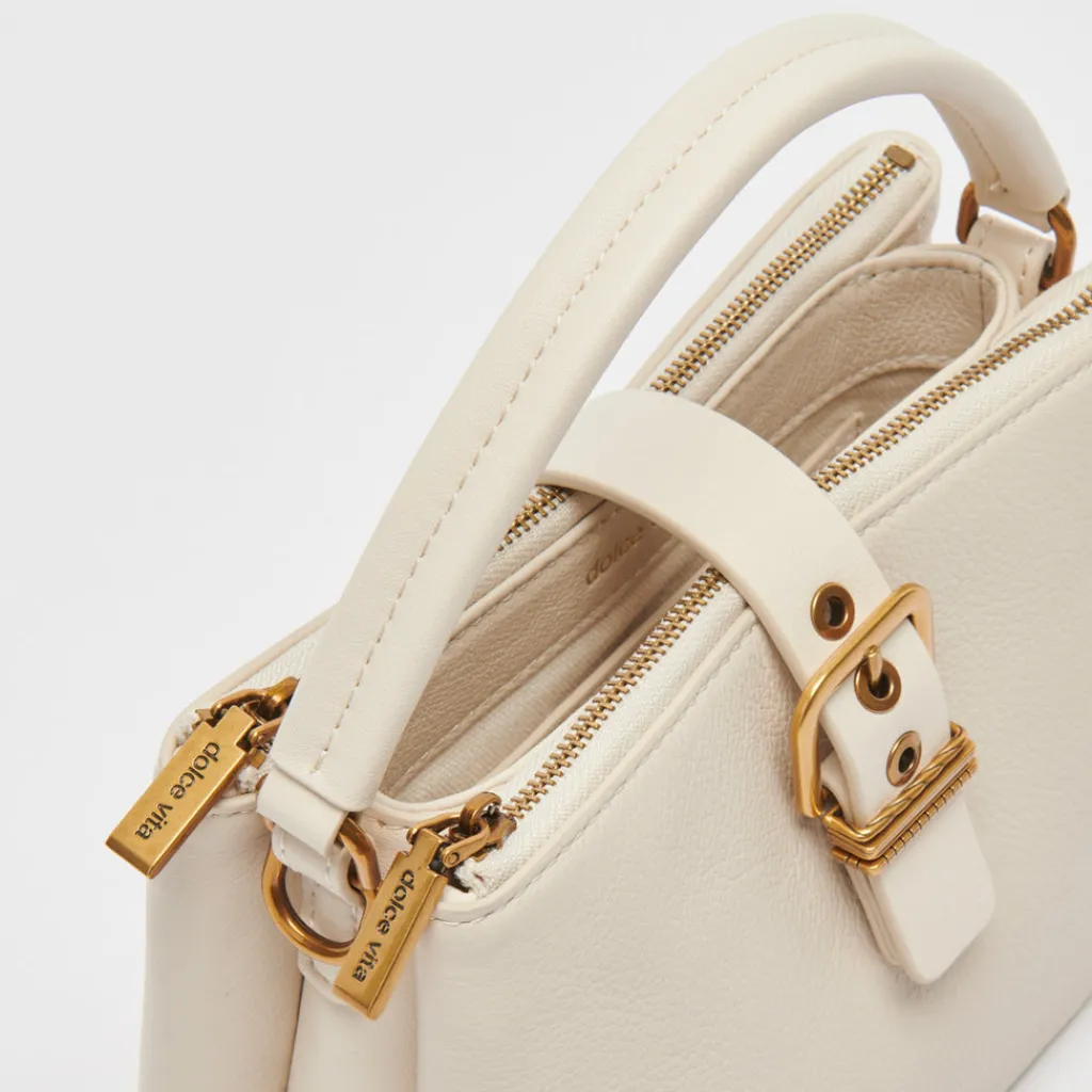 DOLCE VITA Handbags*Charly Crossbody Ivory Leather