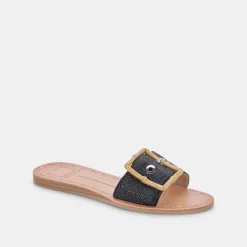 DOLCE VITA Sandals*Dasa Sandals Black Raffia