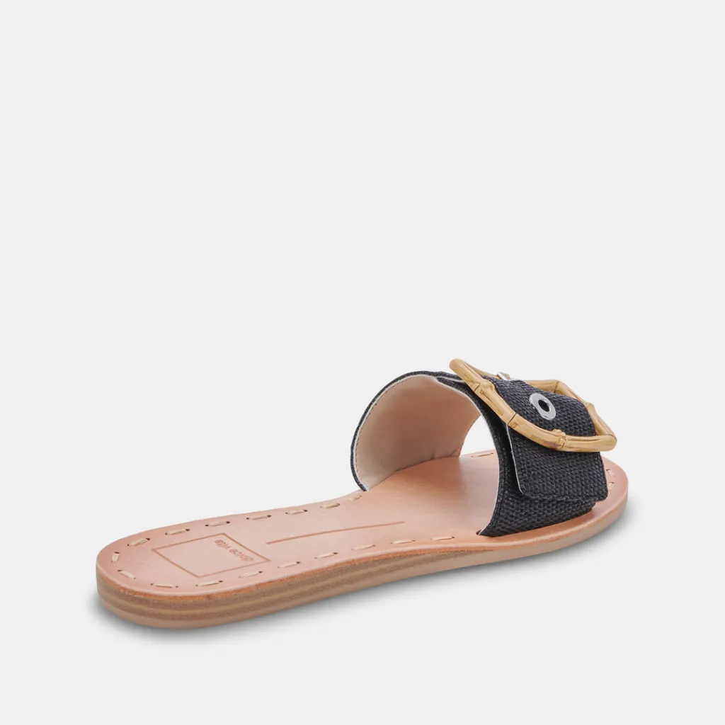 DOLCE VITA Sandals*Dasa Sandals Black Raffia