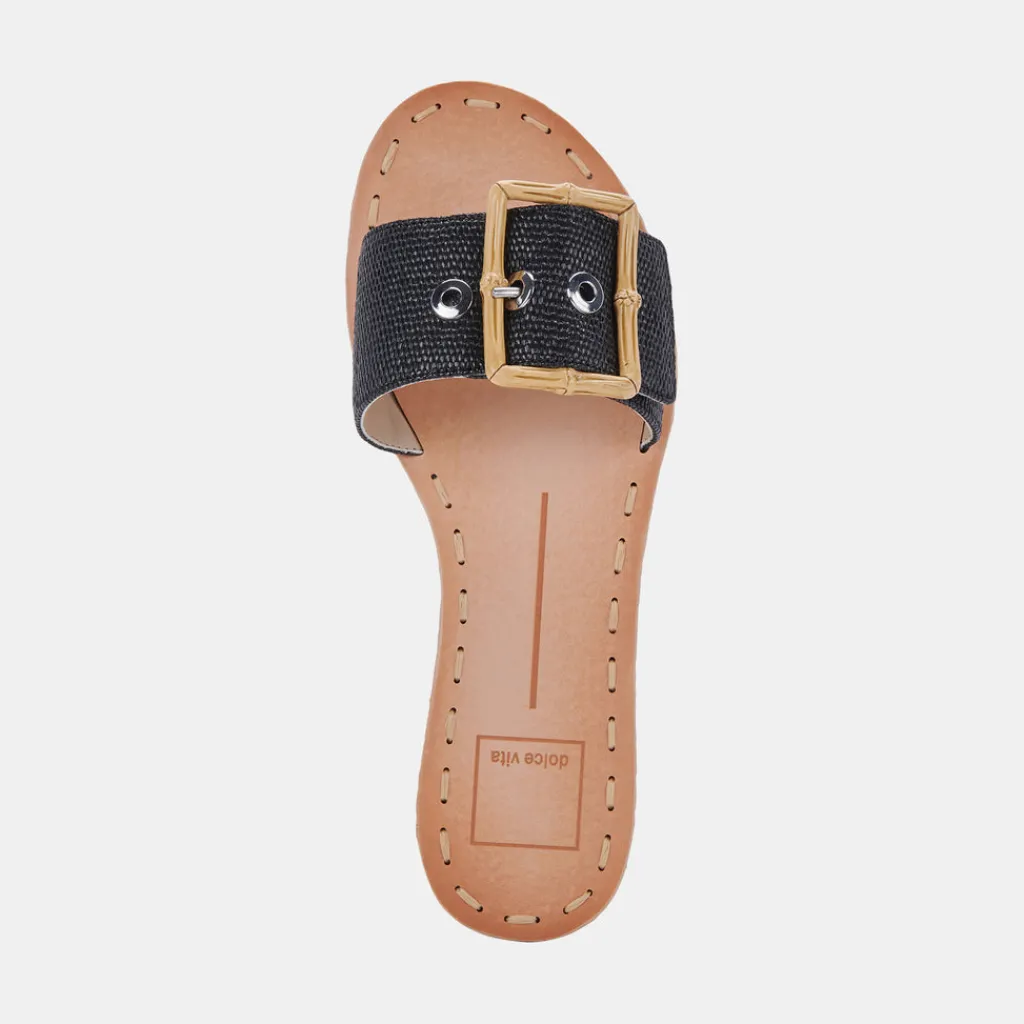 DOLCE VITA Sandals*Dasa Sandals Black Raffia