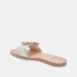 DOLCE VITA Sandals*Dasa Sandals Eggshell Embossed Leather