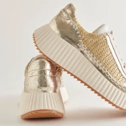 DOLCE VITA Sneakers*Dolen Sneakers Gold Knit