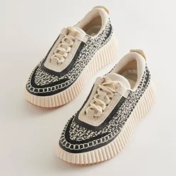DOLCE VITA Sneakers*Dolen Sneakers White Black Woven