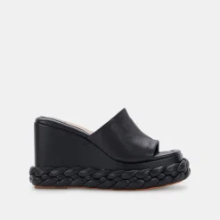 DOLCE VITA Wedges*Elene Wedges Black Leather