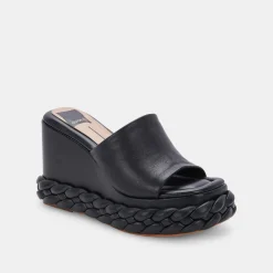 DOLCE VITA Wedges*Elene Wedges Black Leather
