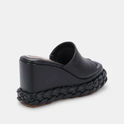 DOLCE VITA Wedges*Elene Wedges Black Leather