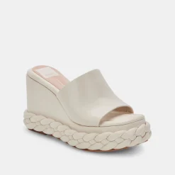 DOLCE VITA Wedges*Elene Wedges Ivory Leather