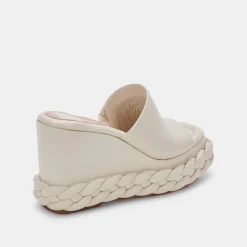 DOLCE VITA Wedges*Elene Wedges Ivory Leather