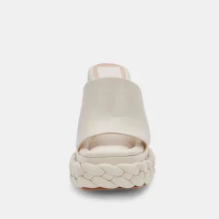 DOLCE VITA Wedges*Elene Wedges Ivory Leather