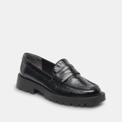 DOLCE VITA Flats & Loafers*Elias Flats Onyx Crinkle Patent