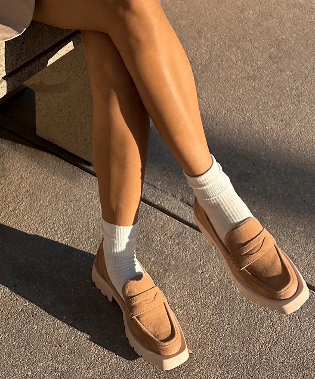 DOLCE VITA Flats & Loafers*Elias Flats Toffee Suede