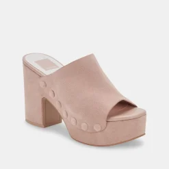 DOLCE VITA Wedges*Emol Heels Blush Suede
