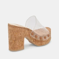 DOLCE VITA Mules & Clogs*Emol Heels Crystal Vinyl