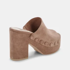 DOLCE VITA Wedges*Emol Heels Mushroom Suede