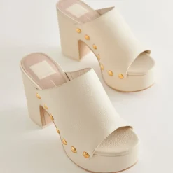 DOLCE VITA Mules & Clogs*Emol Heels Off White Leather