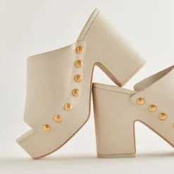 DOLCE VITA Mules & Clogs*Emol Heels Off White Leather