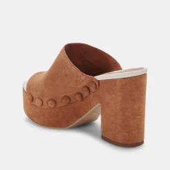 DOLCE VITA Wedges*Emol Heels Pecan Suede