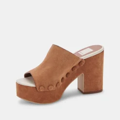 DOLCE VITA Wedges*Emol Heels Pecan Suede