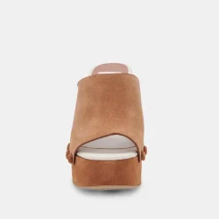 DOLCE VITA Wedges*Emol Heels Pecan Suede