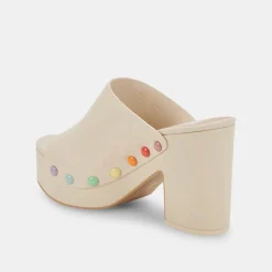 DOLCE VITA Mules & Clogs*Emol Pride Heels Ivory Leather