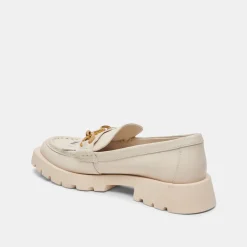 DOLCE VITA Flats & Loafers*Erna Wide Flats Ivory Leather