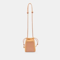 DOLCE VITA Handbags*Evie Crossbody Pouch Rusty Oak Suede