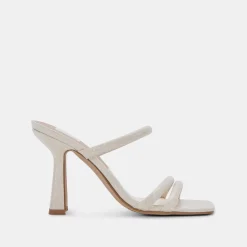 DOLCE VITA Heels*Fort Heels Ivory Embossed Stella