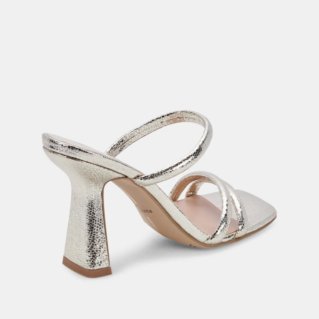 DOLCE VITA Heels*Fort Heels Light Gold Crackled Stella