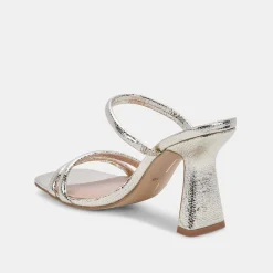 DOLCE VITA Heels*Fort Heels Light Gold Crackled Stella