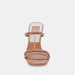 DOLCE VITA Heels*Fort Heels Luggage Embossed Stella