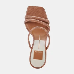 DOLCE VITA Heels*Fort Heels Luggage Embossed Stella