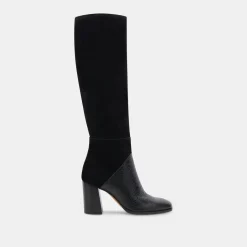 DOLCE VITA Boots & Booties*Fynn Boots Black Multi Embossed Leather